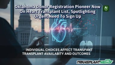 Oklahoma Donor Registration Pioneer Now On Heart Transplant List, Spotlighting Urgent Need To Sign Up