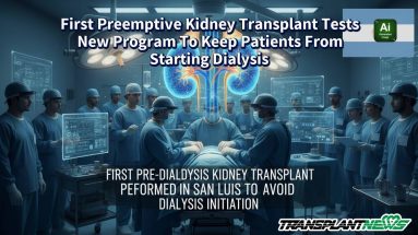 First Preemptive Kidney Transplant Tests New Program To Keep Patients From Starting Dialysis
