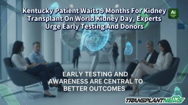 Kentucky Patient Waits 9 Months For Kidney Transplant On World Kidney Day, Experts Urge Early Testing And Donors