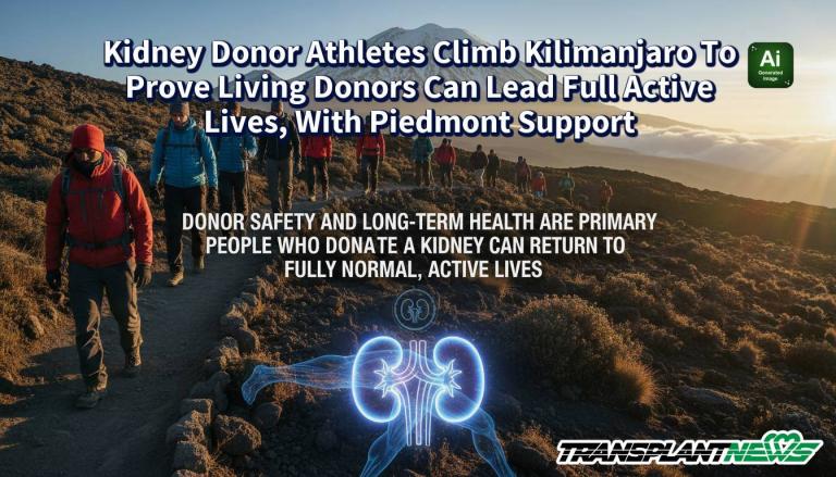 Kidney Donor Athletes Climb Kilimanjaro To Prove Living Donors Can Lead Full Active Lives, With Piedmont Support