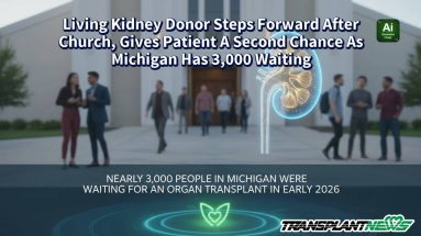 Living Kidney Donor Steps Forward After Church, Gives Patient A Second Chance As Michigan Has 3,000 Waiting