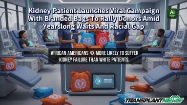 Kidney Patient Launches Viral Campaign With Branded Bags To Rally Donors Amid Yearslong Waits And Racial Gap