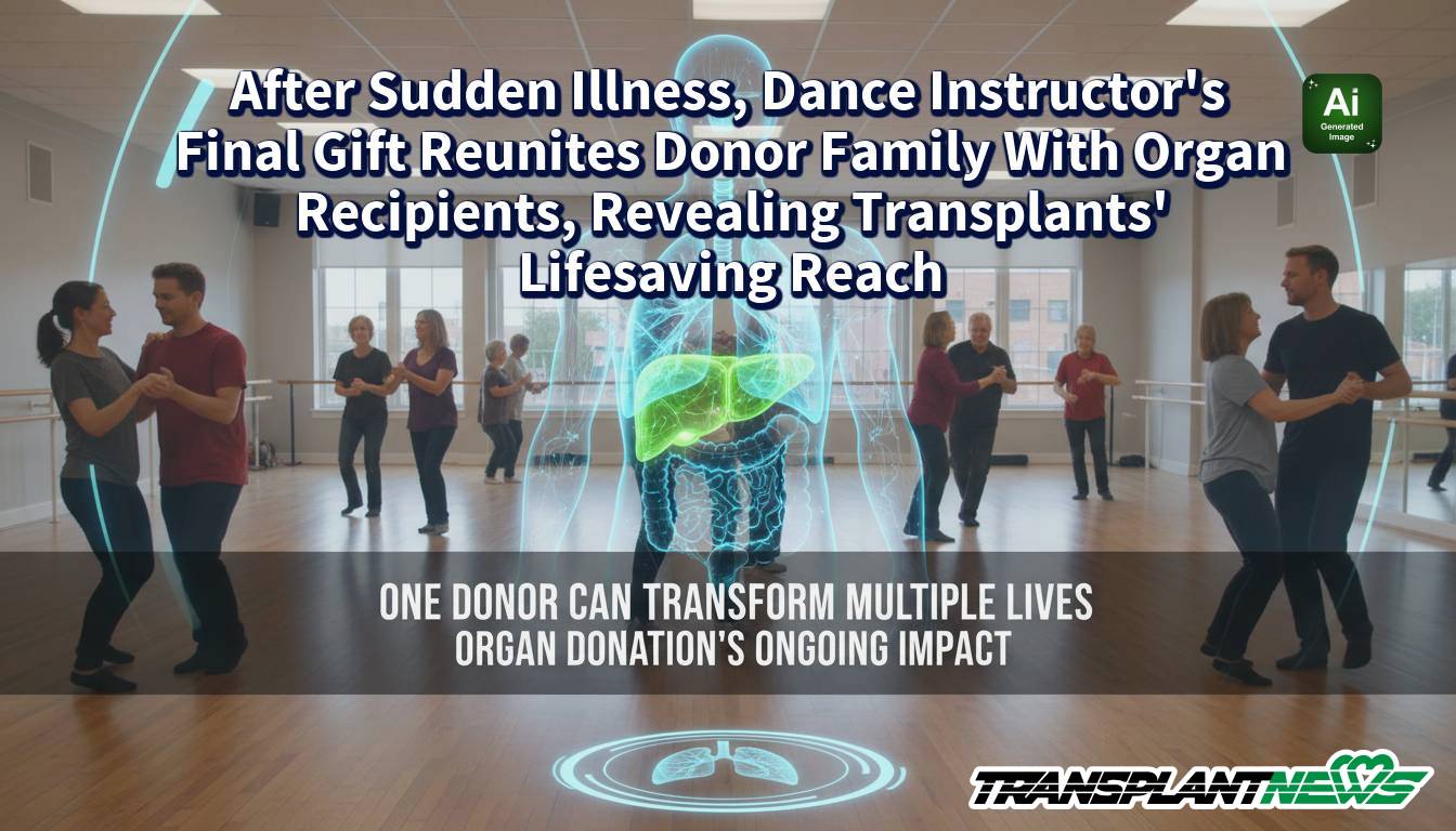After Sudden Illness, Dance Instructor’s Final Gift Reunites Donor Family With Organ Recipients, Revealing Transplants’ Lifesaving Reach