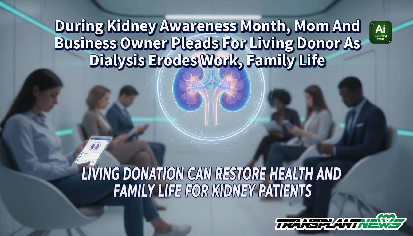 During Kidney Awareness Month, Mom And Business Owner Pleads For Living Donor As Dialysis Erodes Work, Family Life