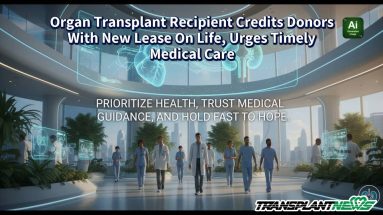 Organ Transplant Recipient Credits Donors With New Lease On Life, Urges Timely Medical Care