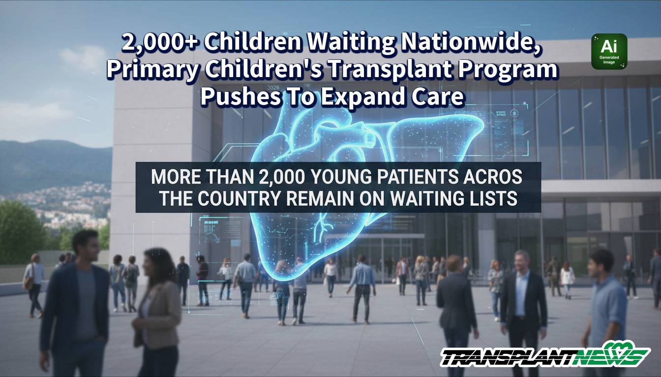2,000+ Children Waiting Nationwide, Primary Children’s Transplant Program Pushes To Expand Care