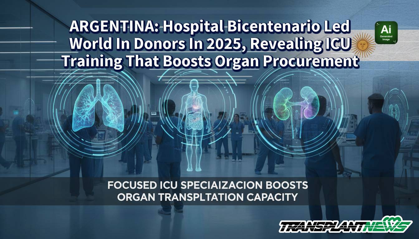 ARGENTINA: Hospital Bicentenario Led World In Donors In 2025, Revealing ICU Training That Boosts Organ Procurement