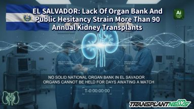 EL SALVADOR: Lack Of Organ Bank And Public Hesitancy Strain More Than 90 Annual Kidney Transplants