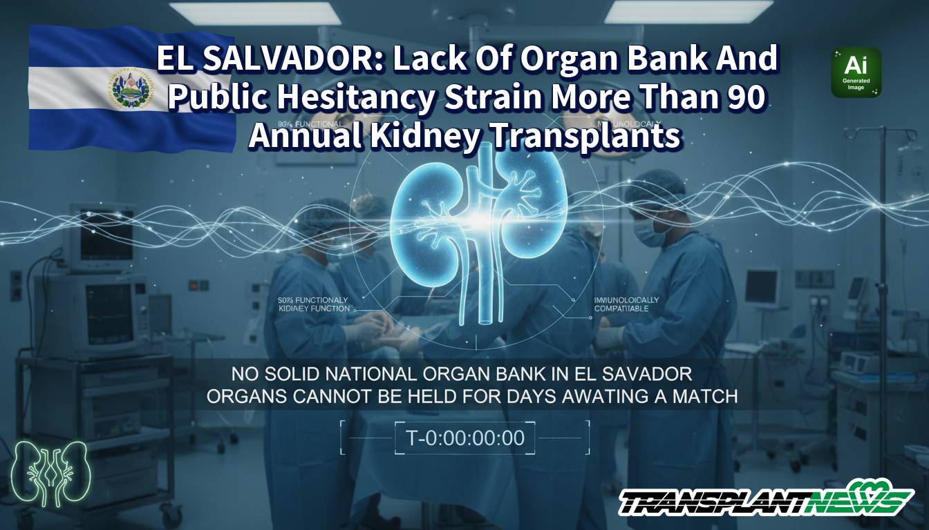 EL SALVADOR: Lack Of Organ Bank And Public Hesitancy Strain More Than 90 Annual Kidney Transplants