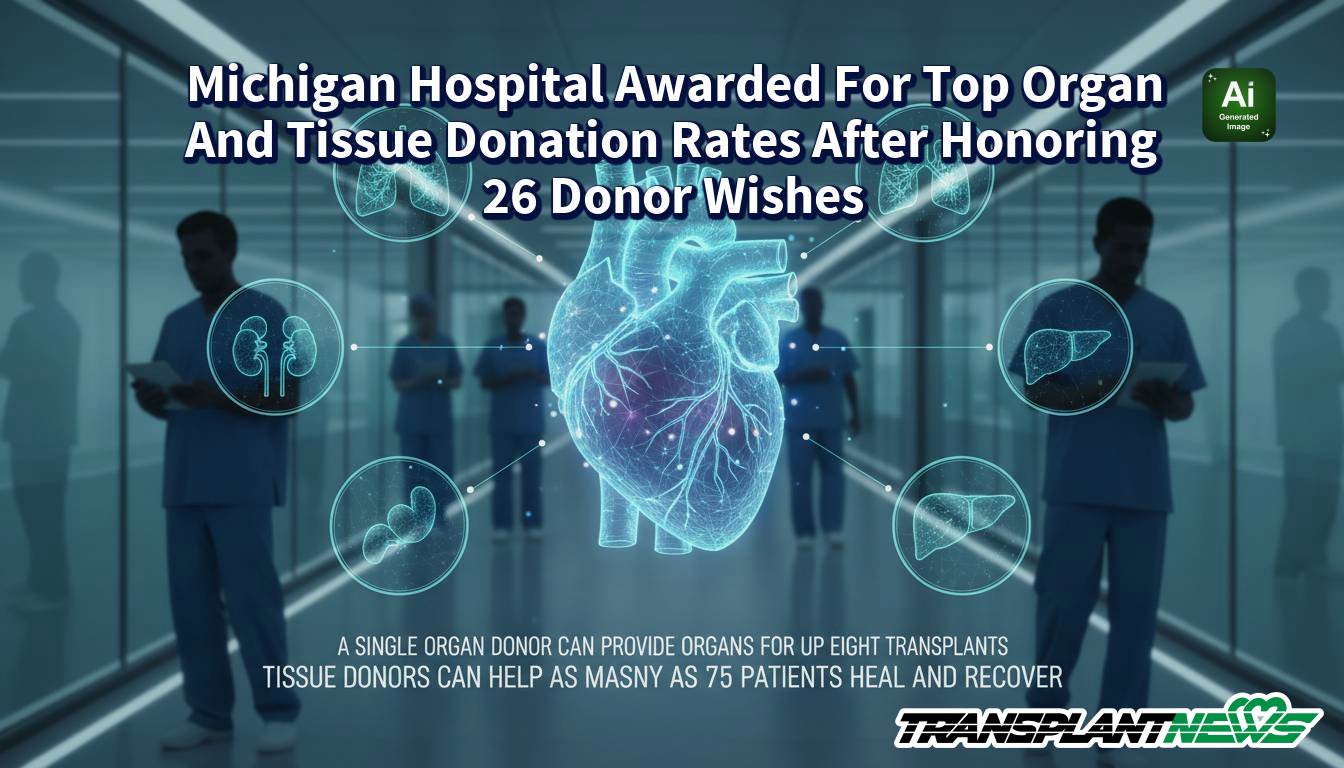 Michigan Hospital Awarded For Top Organ And Tissue Donation Rates After Honoring 26 Donor Wishes