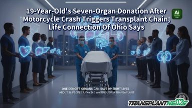 19-Year-Old’s Seven-Organ Donation After Motorcycle Crash Triggers Transplant Chain, Life Connection Of Ohio Says