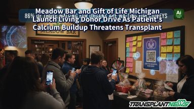Meadow Bar and Gift of Life Michigan Launch Living Donor Drive As Patient’s Calcium Buildup Threatens Transplant