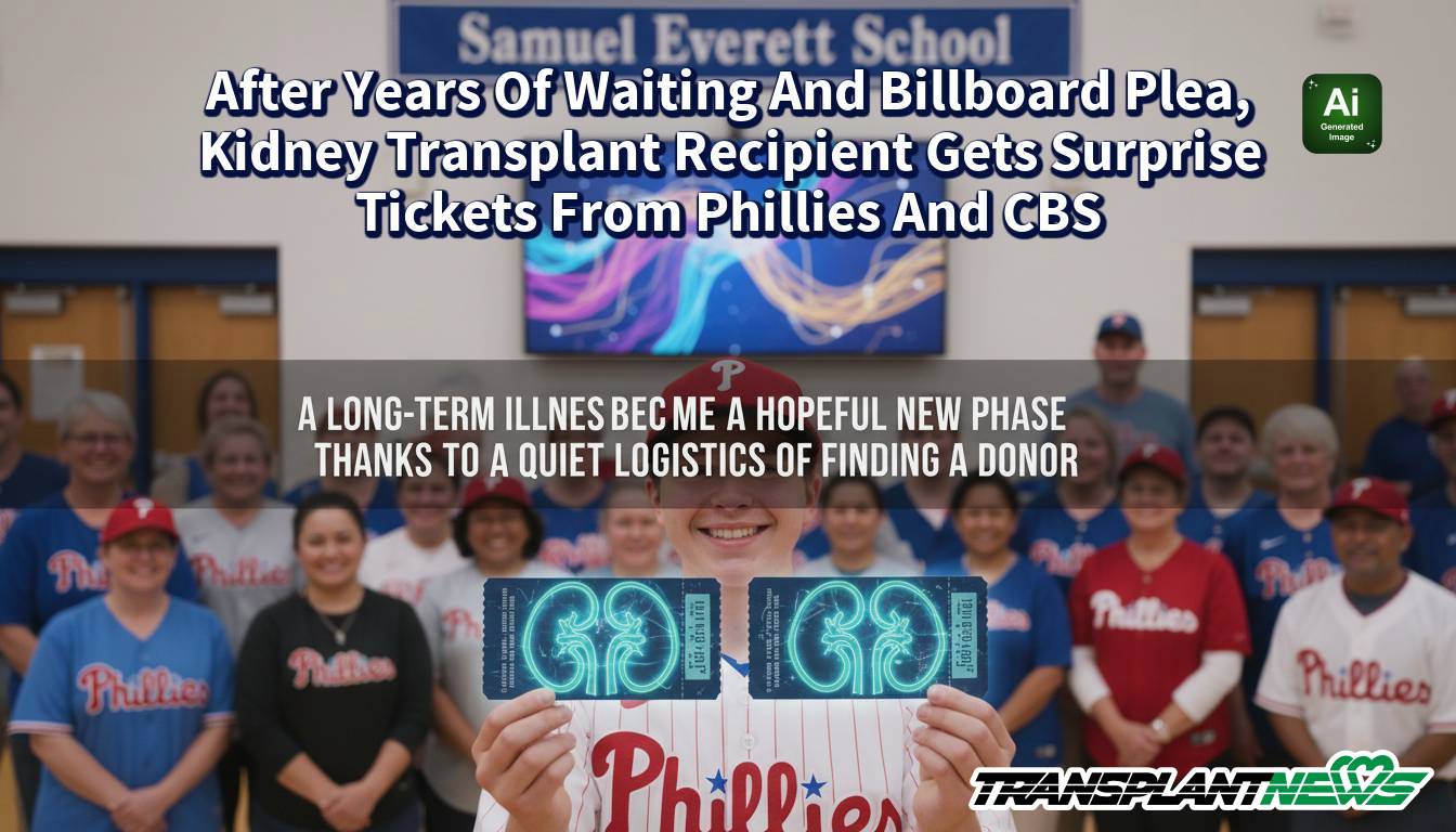 After Years Of Waiting And Billboard Plea, Kidney Transplant Recipient Gets Surprise Tickets From Phillies And CBS