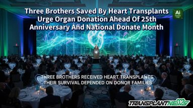 Three Brothers Saved By Heart Transplants Urge Organ Donation Ahead Of 25th Anniversary And National Donate Month