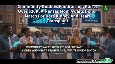 Community Doubles Fundraising, Raises Over K; Arkansas Mom Awaits Donor Match For Rare Kidney And Heart Transplant