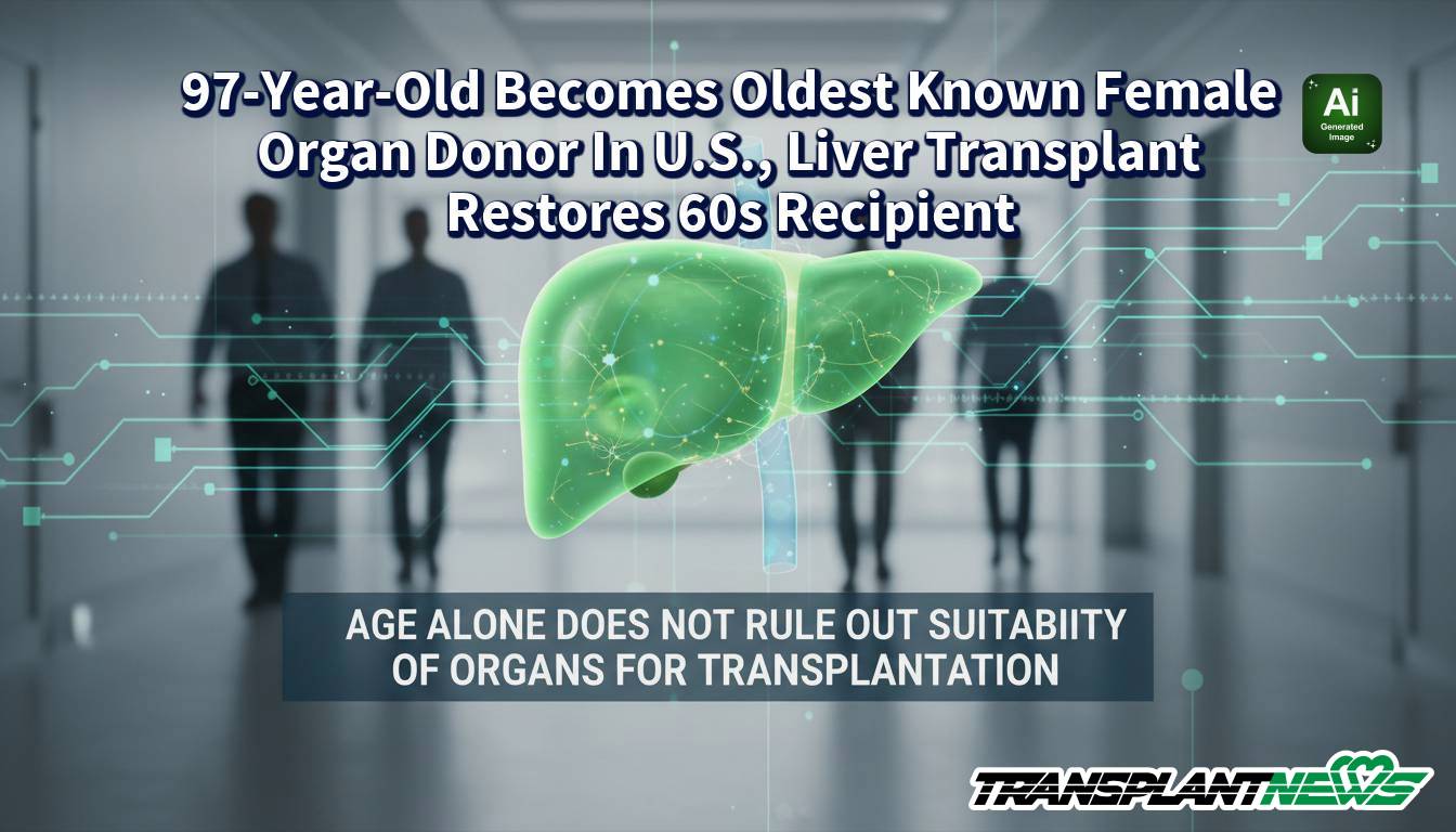 97-Year-Old Becomes Oldest Known Female Organ Donor In U.S., Liver Transplant Restores 60s Recipient