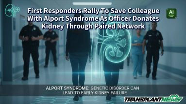 First Responders Rally To Save Colleague With Alport Syndrome As Officer Donates Kidney Through Paired Network