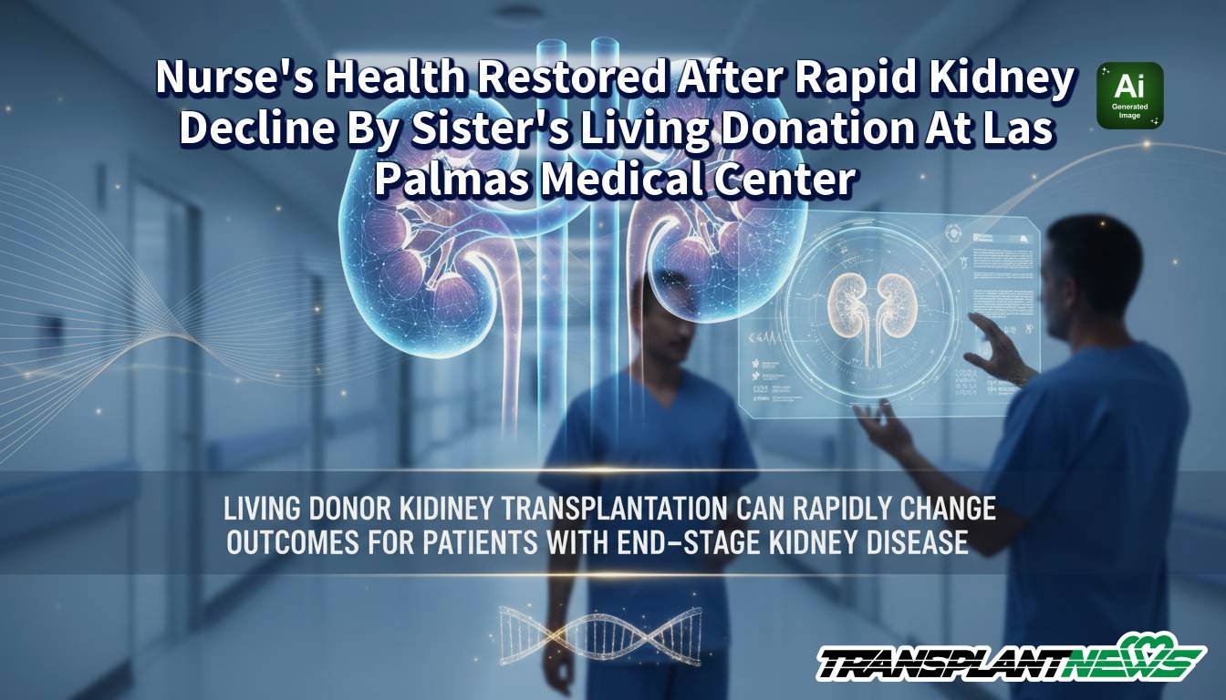 Nurse’s Health Restored After Rapid Kidney Decline By Sister’s Living Donation At Las Palmas Medical Center