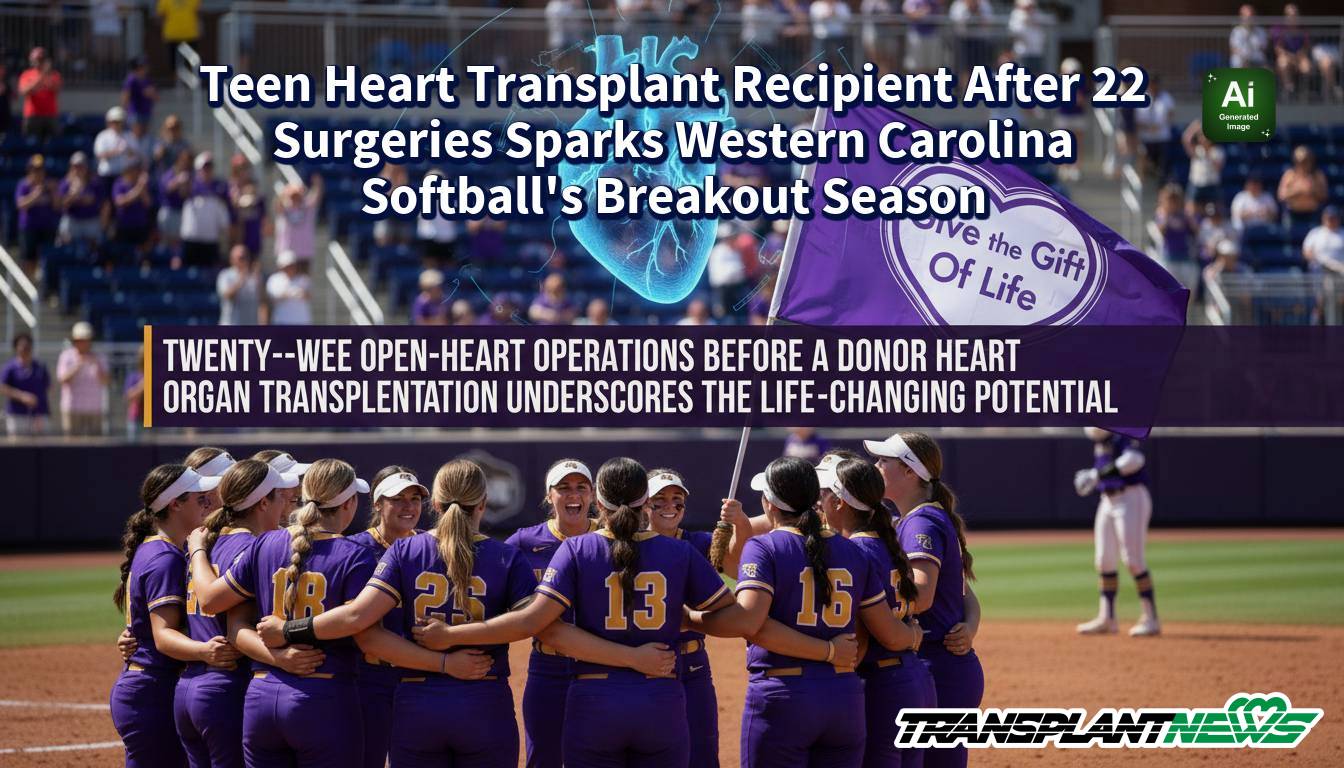 Teen Heart Transplant Recipient After 22 Surgeries Sparks Western Carolina Softball’s Breakout Season