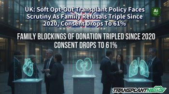UK: Soft Opt-Out Transplant Policy Faces Scrutiny As Family Refusals Triple Since 2020, Consent Drops To 61%