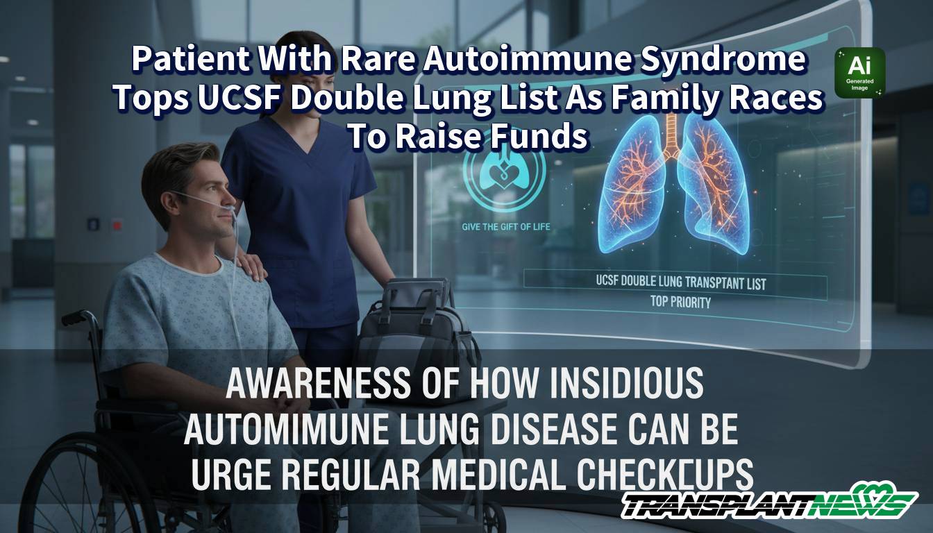 Patient With Rare Autoimmune Syndrome Tops UCSF Double Lung List As Family Races To Raise Funds