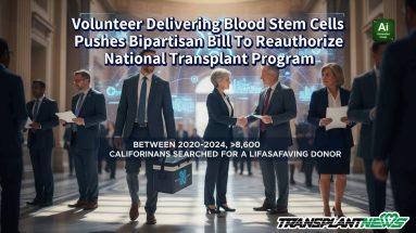 Volunteer Delivering Blood Stem Cells Pushes Bipartisan Bill To Reauthorize National Transplant Program Volunteer Delivering Blood Stem Cells Pushes Bipartisan Bill To Reauthorize National Transplant Program