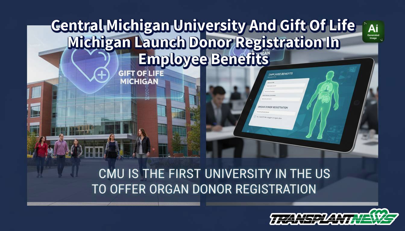 Central Michigan University And Gift Of Life Michigan Launch Donor Registration In Employee Benefits