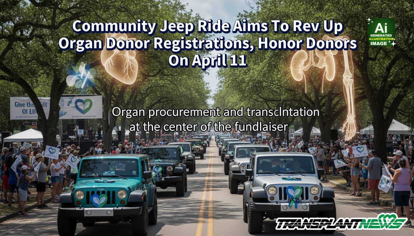 Community Jeep Ride Aims To Rev Up Organ Donor Registrations, Honor Donors On April 11