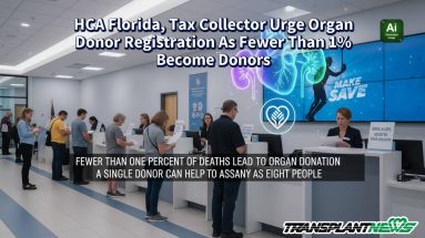 HCA Florida, Tax Collector Urge Organ Donor Registration As Fewer Than 1% Become Donors HCA Florida, Tax Collector Urge Organ Donor Registration As Fewer Than 1% Become Donors