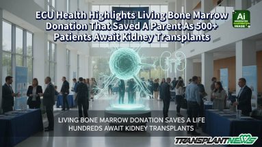 ECU Health Highlights Living Bone Marrow Donation That Saved A Parent As 500+ Patients Await Kidney Transplants