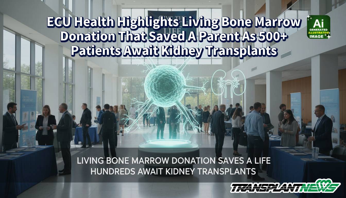 ECU Health Highlights Living Bone Marrow Donation That Saved A Parent As 500+ Patients Await Kidney Transplants