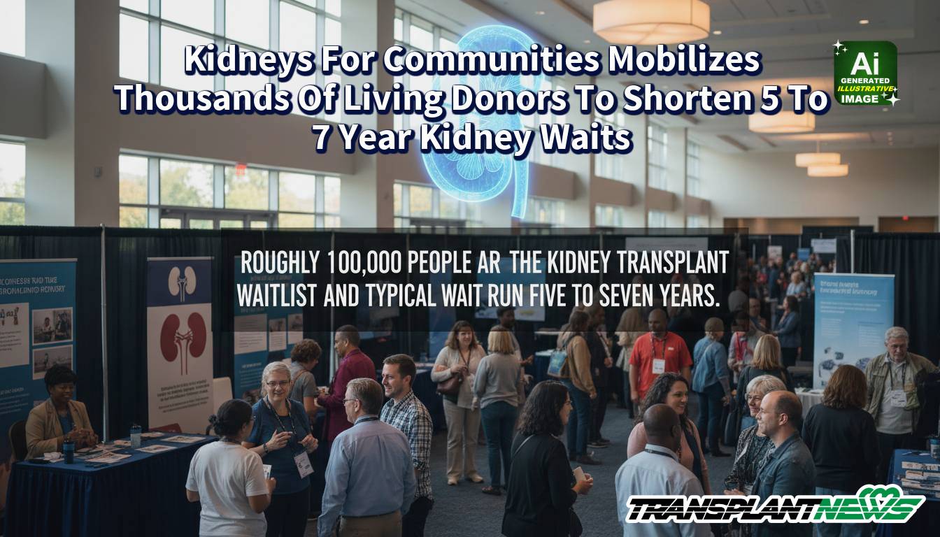 Kidneys For Communities Mobilizes Thousands Of Living Donors To Shorten 5 To 7 Year Kidney Waits