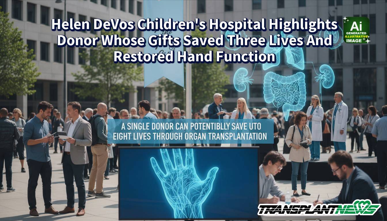 Helen DeVos Children’s Hospital Highlights Donor Whose Gifts Saved Three Lives And Restored Hand Function