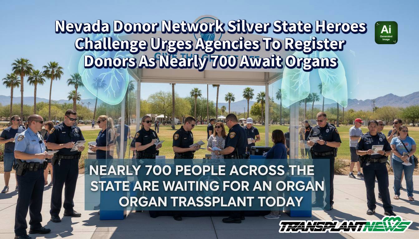 Nevada Donor Network Silver State Heroes Challenge Urges Agencies To Register Donors As Nearly 700 Await Organs