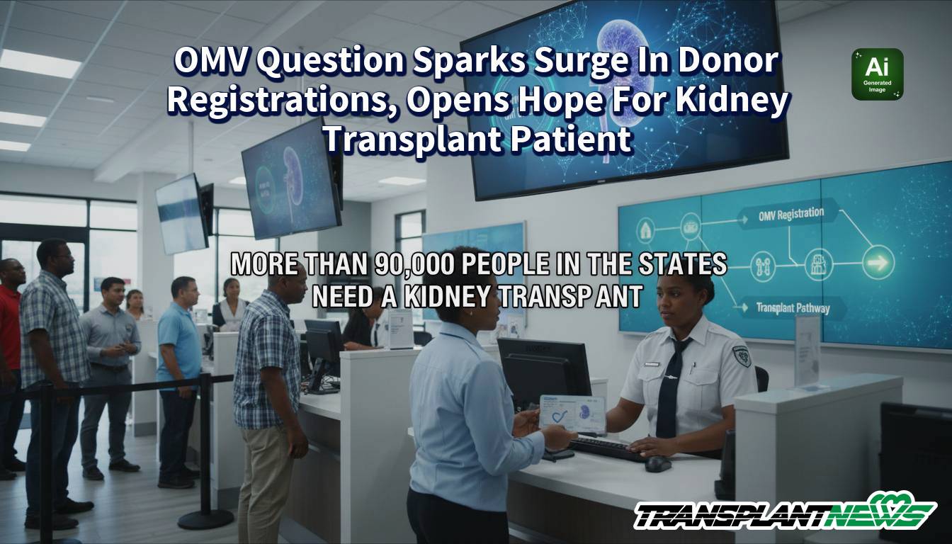 OMV Question Sparks Surge In Donor Registrations, Opens Hope For Kidney Transplant Patient