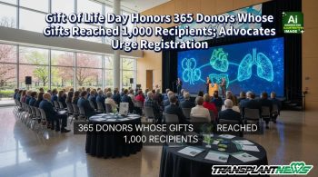 Gift Of Life Day Honors 365 Donors Whose Gifts Reached 1,000 Recipients; Advocates Urge Registration