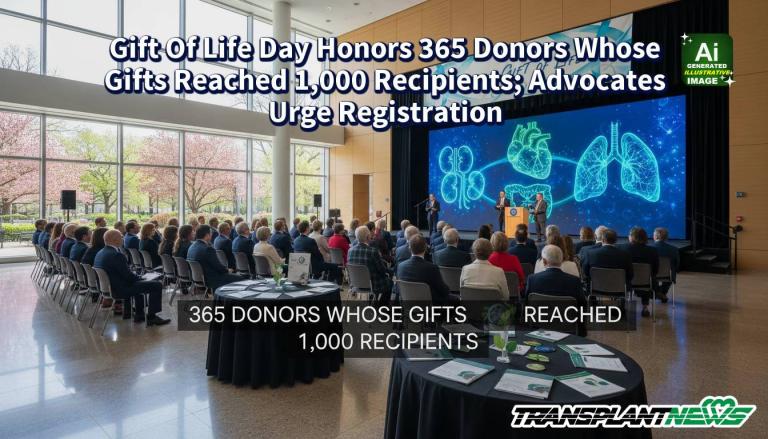 Gift Of Life Day Honors 365 Donors Whose Gifts Reached 1,000 Recipients; Advocates Urge Registration