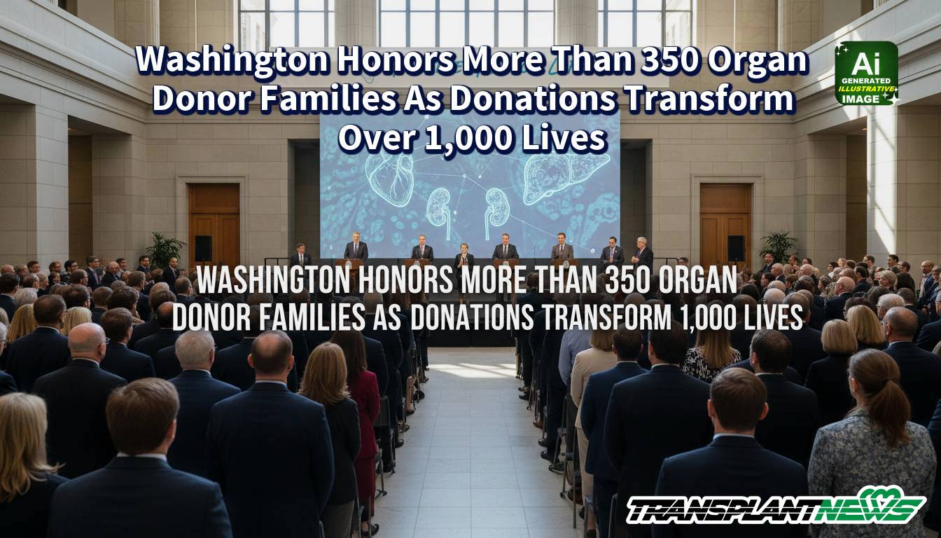 Washington Honors More Than 350 Organ Donor Families As Donations Transform Over 1,000 Lives