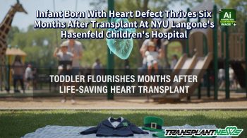 Infant Born With Heart Defect Thrives Six Months After Transplant At NYU Langone’s Hasenfeld Children’s Hospital