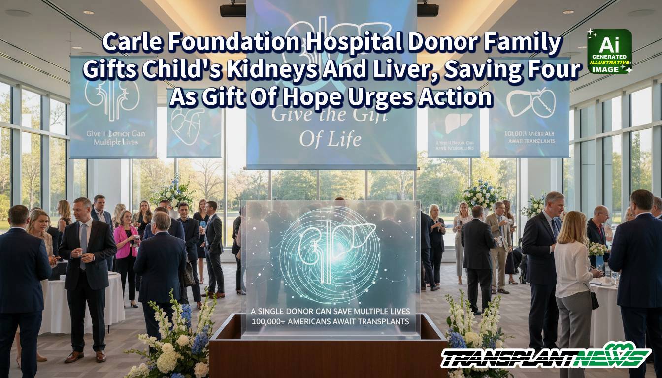 Carle Foundation Hospital Donor Family Gifts Child's Kidneys And Liver, Saving Four As Gift Of Hope Urges Action