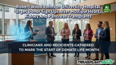 Robert Wood Johnson University Hospital Urges Donor Sign Ups After Multiple Heart, Kidney And Pancreas Transplants