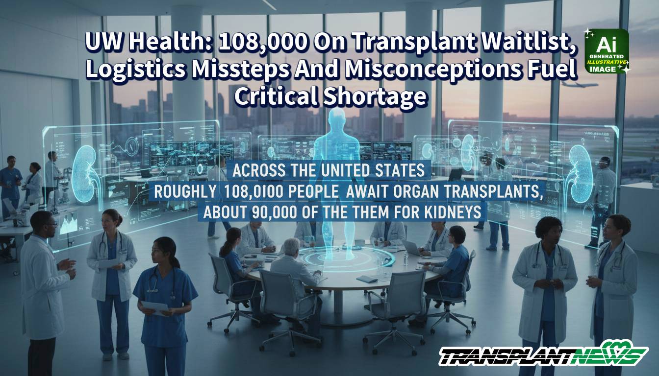 UW Health: 108,000 On Transplant Waitlist, Logistics Missteps And Misconceptions Fuel Critical Shortage