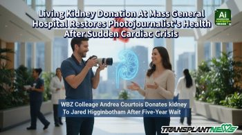 Living Kidney Donation At Mass General Hospital Restores Photojournalist’s Health After Sudden Cardiac Crisis