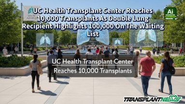 UC Health Transplant Center Reaches 10,000 Transplants As Double Lung Recipient Highlights 100,000 On The Waiting List UC Health Transplant Center Reaches 10,000 Transplants As Double Lung Recipient Highlights 100,000 On The Waiting List