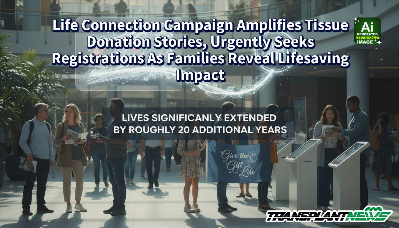 Life Connection Campaign Amplifies Tissue Donation Stories, Urgently Seeks Registrations As Families Reveal Lifesaving Impact
