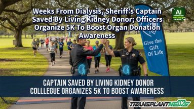 Weeks From Dialysis, Sheriff’s Captain Saved By Living Kidney Donor; Officers Organize 5K To Boost Organ Donation Awareness