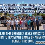 New Mexico Team N‑M Urgently Seeks Funds To Return To Transplant Games Of America As Give To Live Backs Recipients