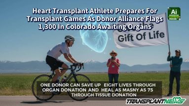 Heart Transplant Athlete Prepares For Transplant Games As Donor Alliance Flags 1,300 In Colorado Awaiting Organs