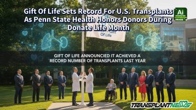 Gift Of Life Sets Record For U.S. Transplants As Penn State Health Honors Donors During Donate Life Month