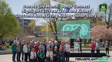 Donate Life Month: Donor Connect Highlights 27-Year Liver And Kidney Outcome And A Living Kidney Donor Story